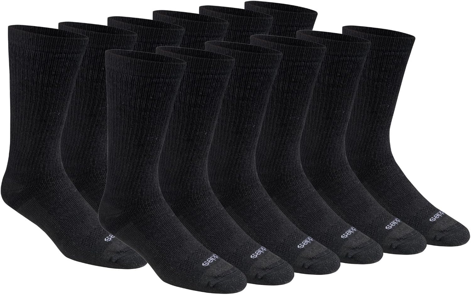 Dickies Men's Dri-tech Max Cushion Crew Socks for Comfort