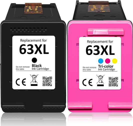 HP 63XL Ink Cartridge Combo Pack for OfficeJet & DeskJet Printers