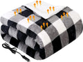 Heated Car Blanket with 3 Levels and 4H Auto Off - Cozy Travel