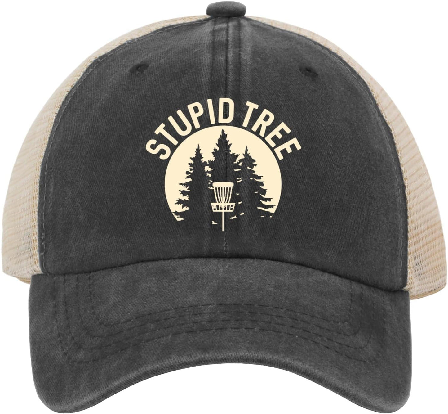 Distressed Disc Golf Snapback - Stylish Gift