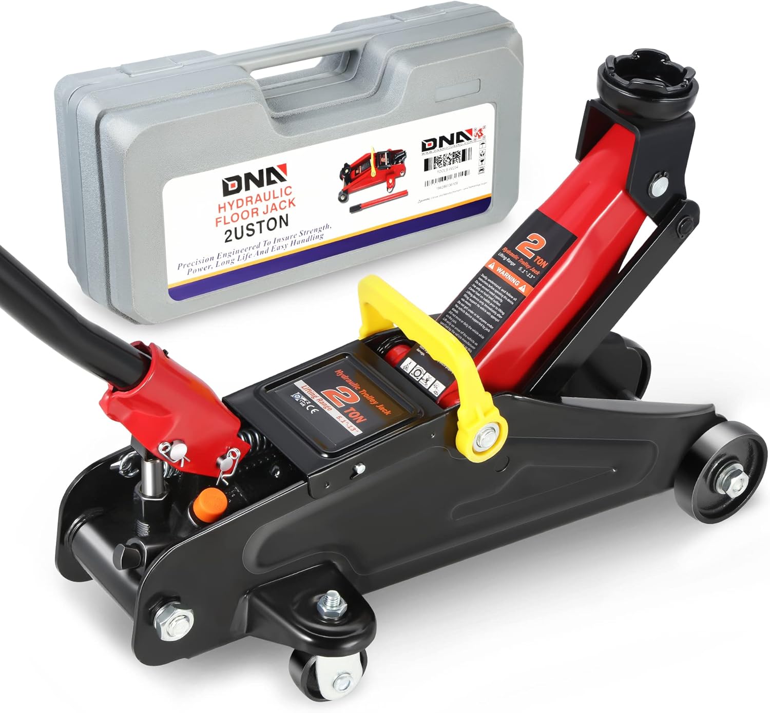 Low Profile Hydraulic Trolley Jack with 2 Ton Capacity for Garage