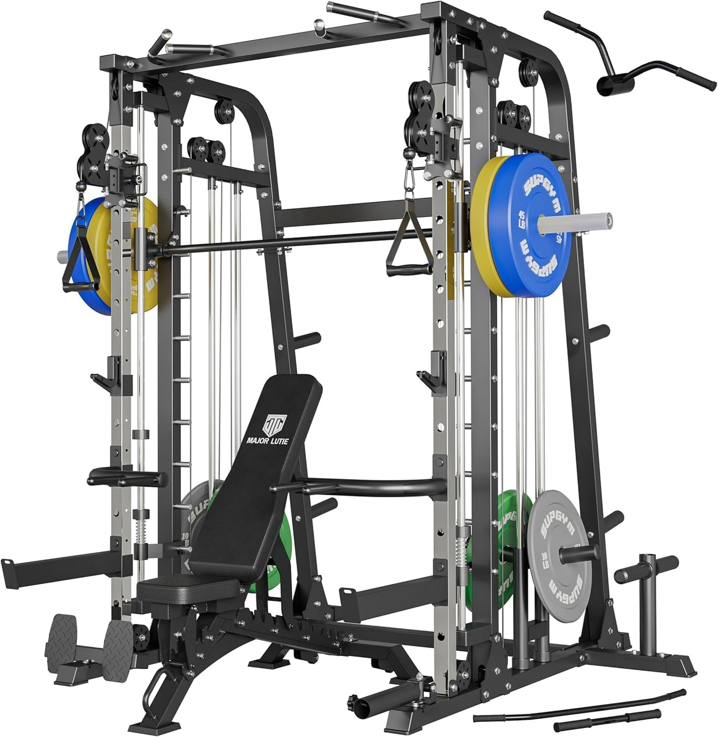 MAJOR LUTIE: Ultimate Smith Machine Home Gym