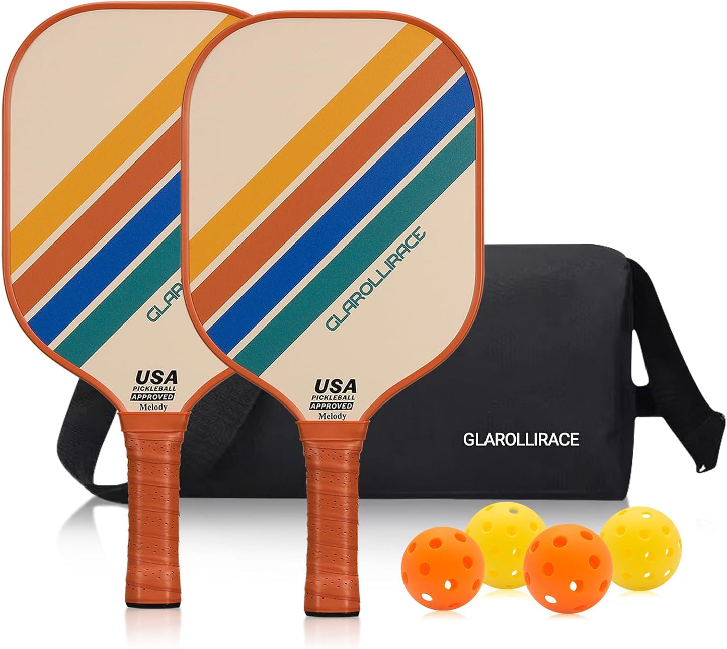 Pickleball Paddles Set of 2 with USAPA Approved Rackets