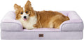 Orthopedic Dog Bed for Large Dogs - Memory Foam Sofa Bed Lilac