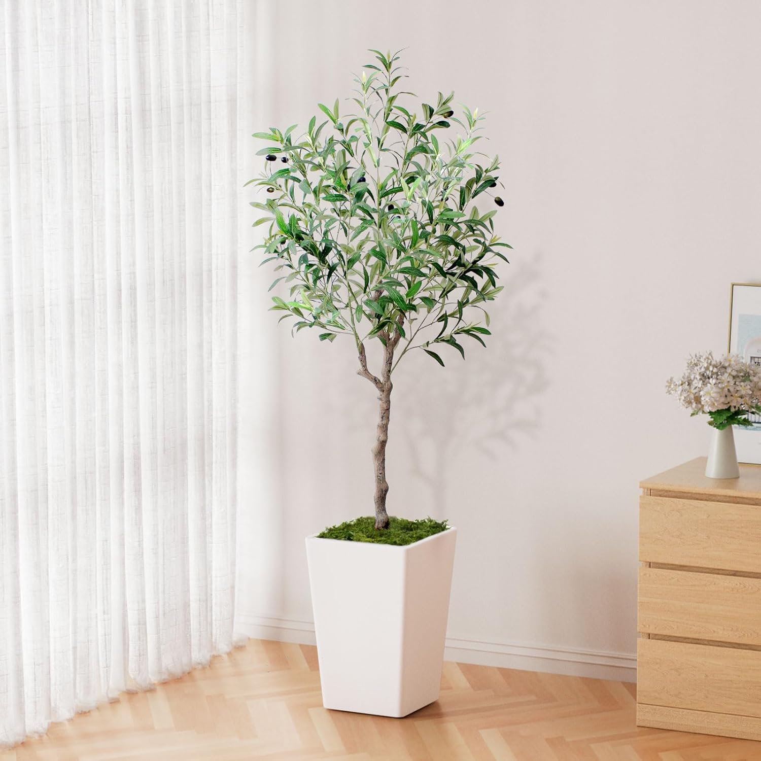 5FT Artificial Olive Tree: MODCART Elegance