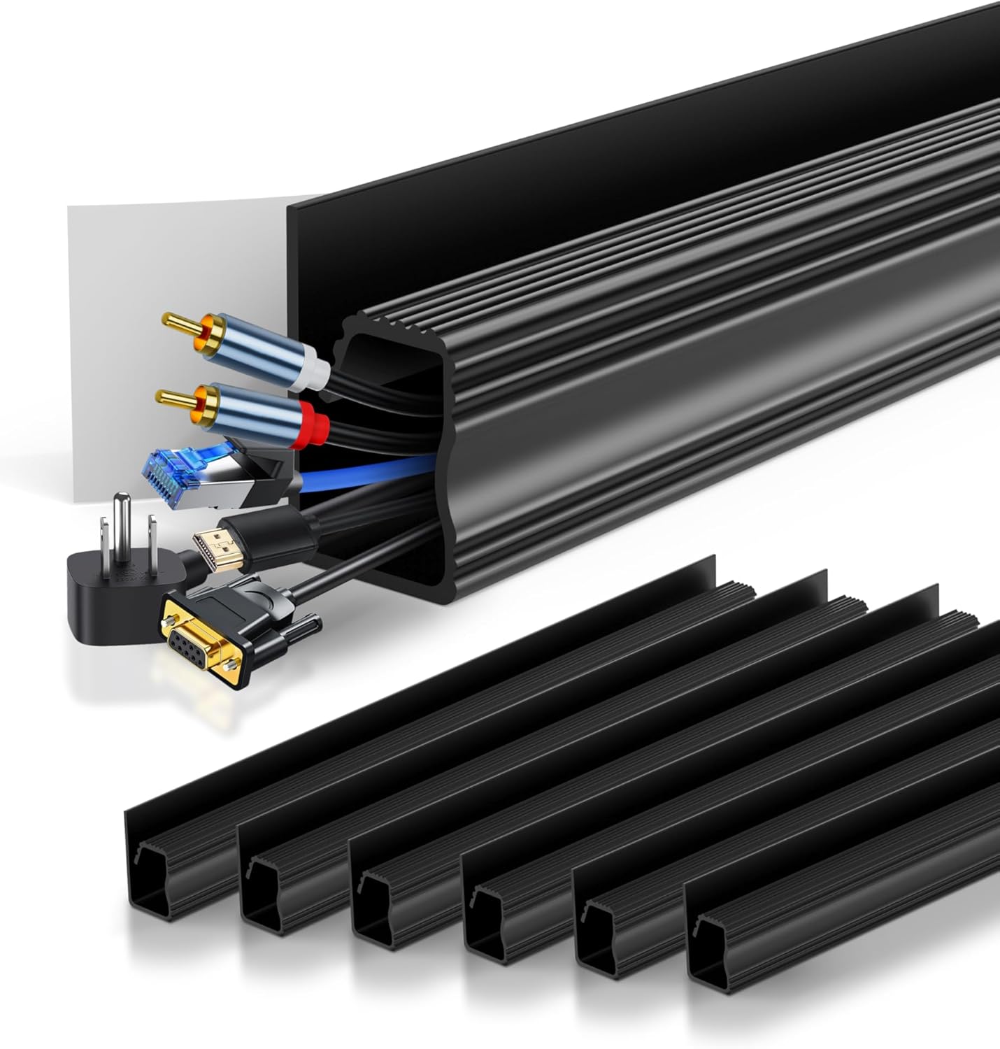 Julaiwy Cable Management Kit: Easy Install & Pet Proof