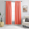 DONREN 90 in Blackout Curtains Rod Pocket Panels - Thermal Insulated