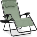 Oversized Zero Gravity Chair Folding Outdoor Recliner - Sage Green