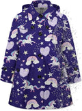 Girls Hooded Rain Jacket Lightweight Waterproof Trench Coat - Cute