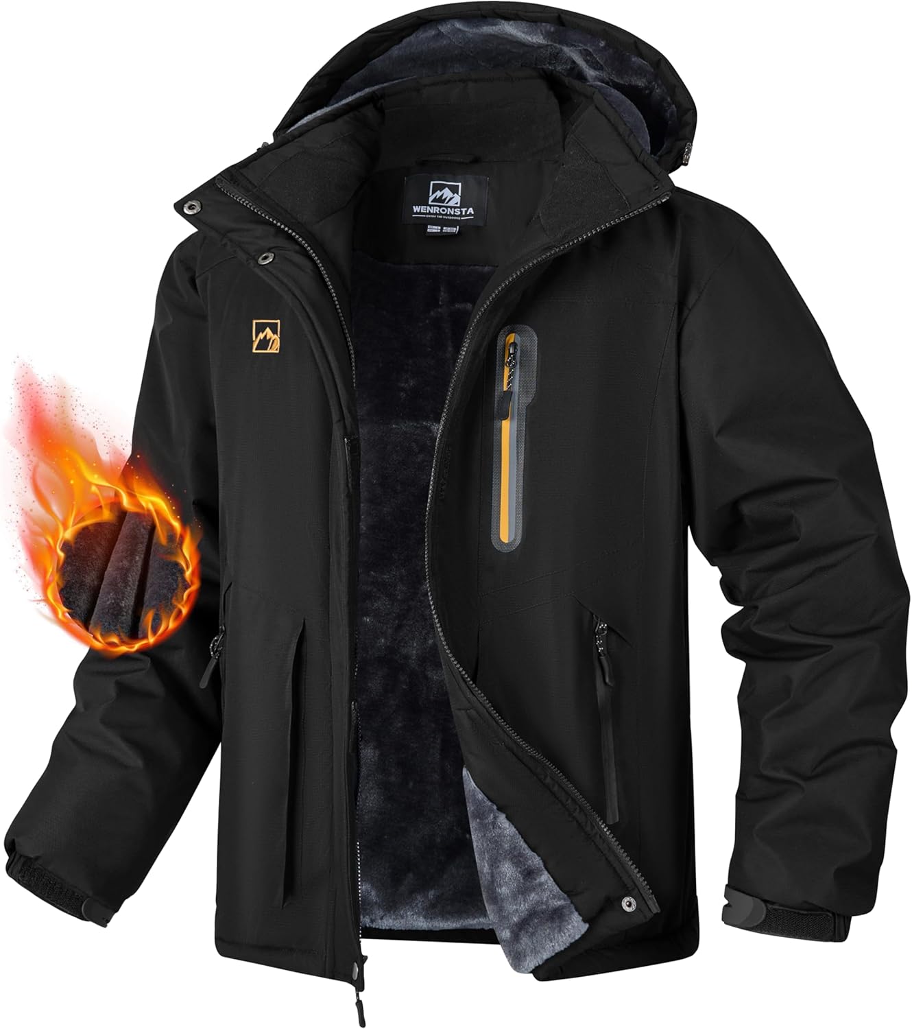 WENRONSTA Men's Waterproof Ski Jacket - Stay Warm & Dry on the Slopes!