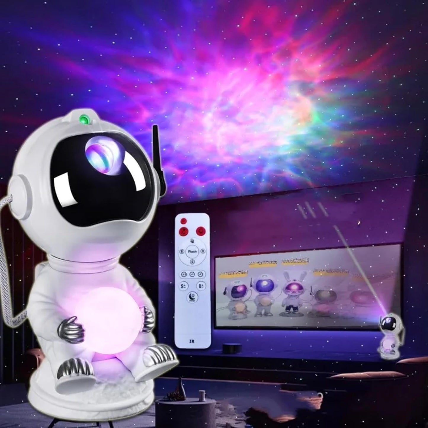 Astronaut Galaxy Star Projector - Dreamy Ceiling Lamp