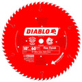 Diablo D1060X 10in x 60 Tooth Fine Finish Blade - Clean, Durable Cuts