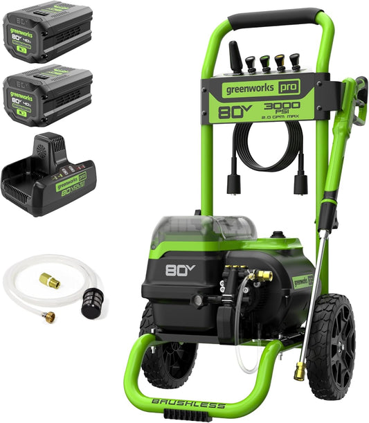 Greenworks 80V 3000 PSI Pressure Washer for Ultimate Cleaning