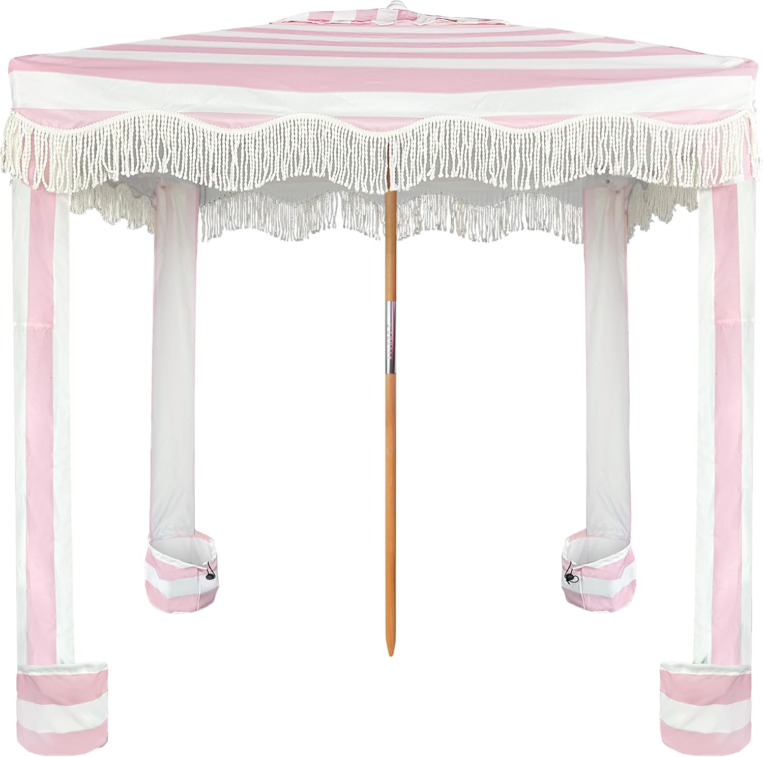Boho Beach Cabana with Fringe - Easy Set Up & Premium Quality