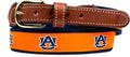 StadiumSpot Web Leather Mens Belt - Comfortable Game Day Fit