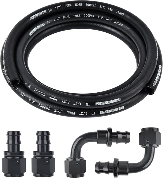 1/2 Fuel Hose Line Kit by EVIL ENERGY - Durable 10FT Hose