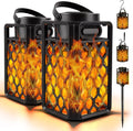 Outdoor Bluetooth Speakers LED Flame Torch Lantern - 10W Stereo Sound