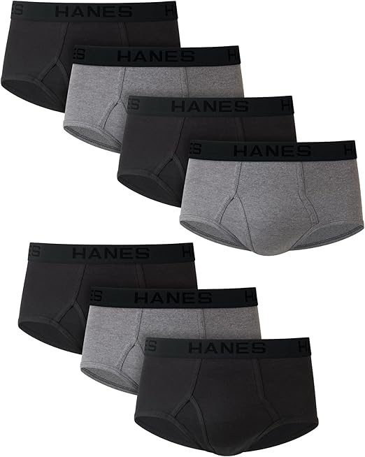 Hanes Mens 7-pk. Ultimate Tagless Briefs for All-Day Comfort