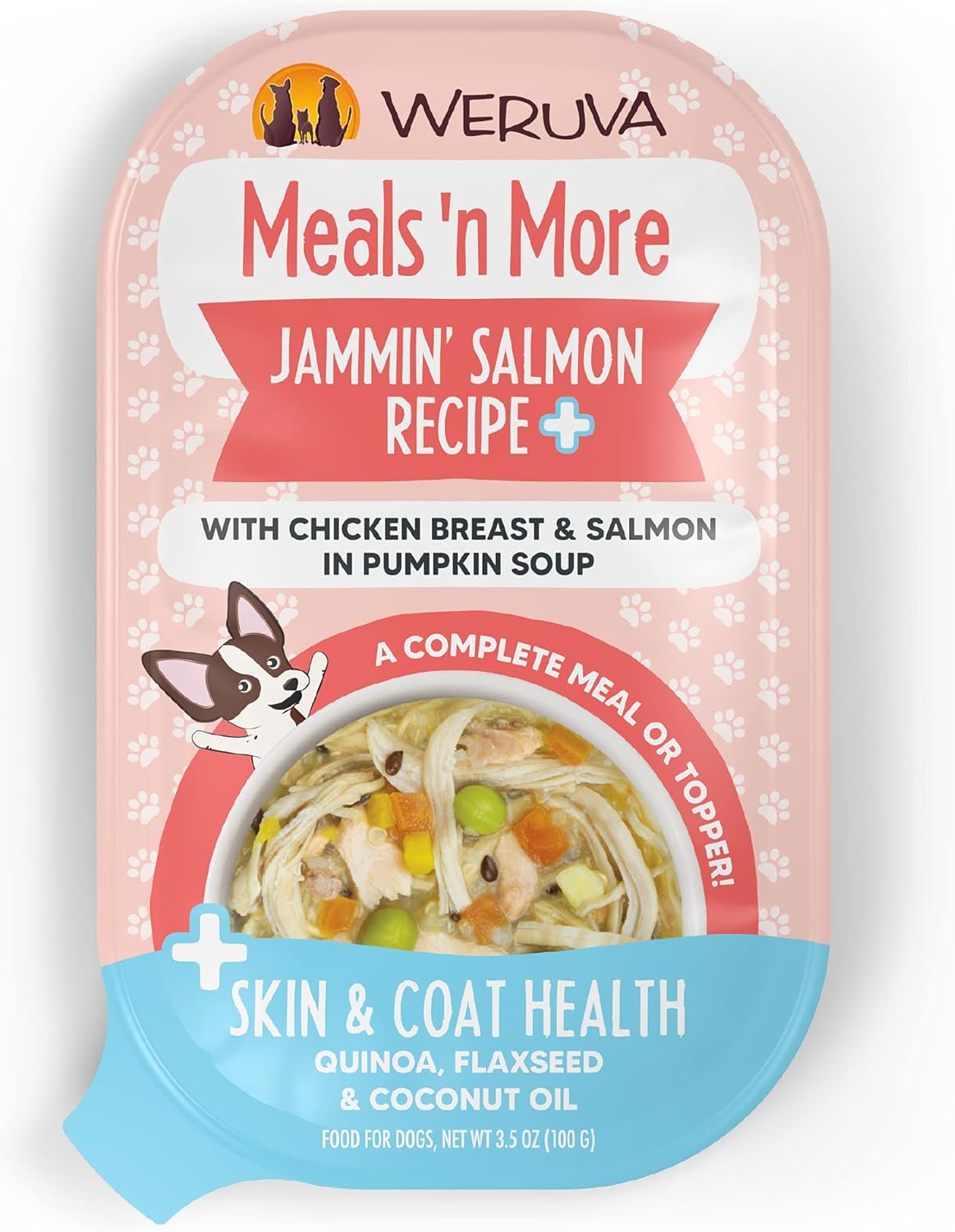 Weruva Meals 'n More Natural Wet Dog Food for Skin & Coat Health