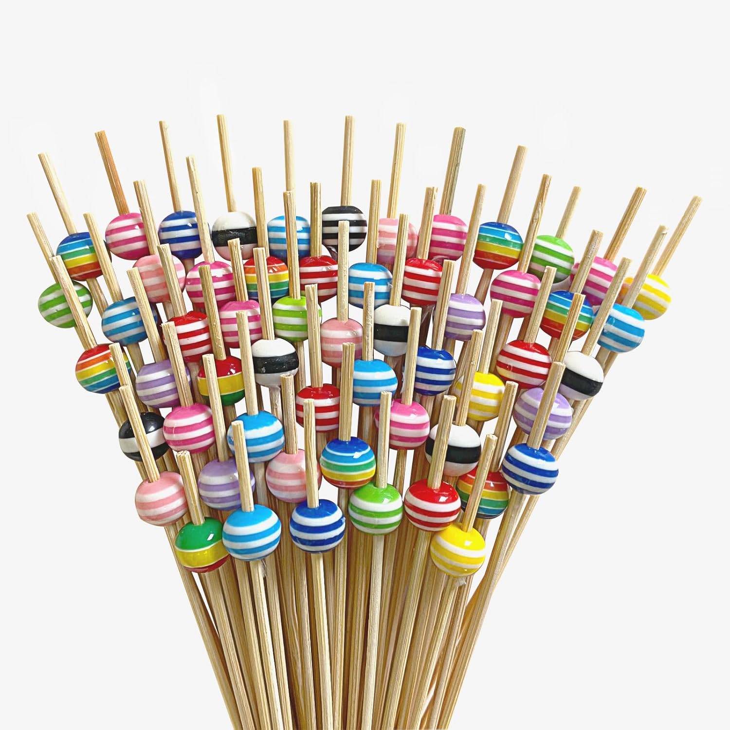 Disposable Bamboo Cocktail Skewers - Fancy Appetizer Picks