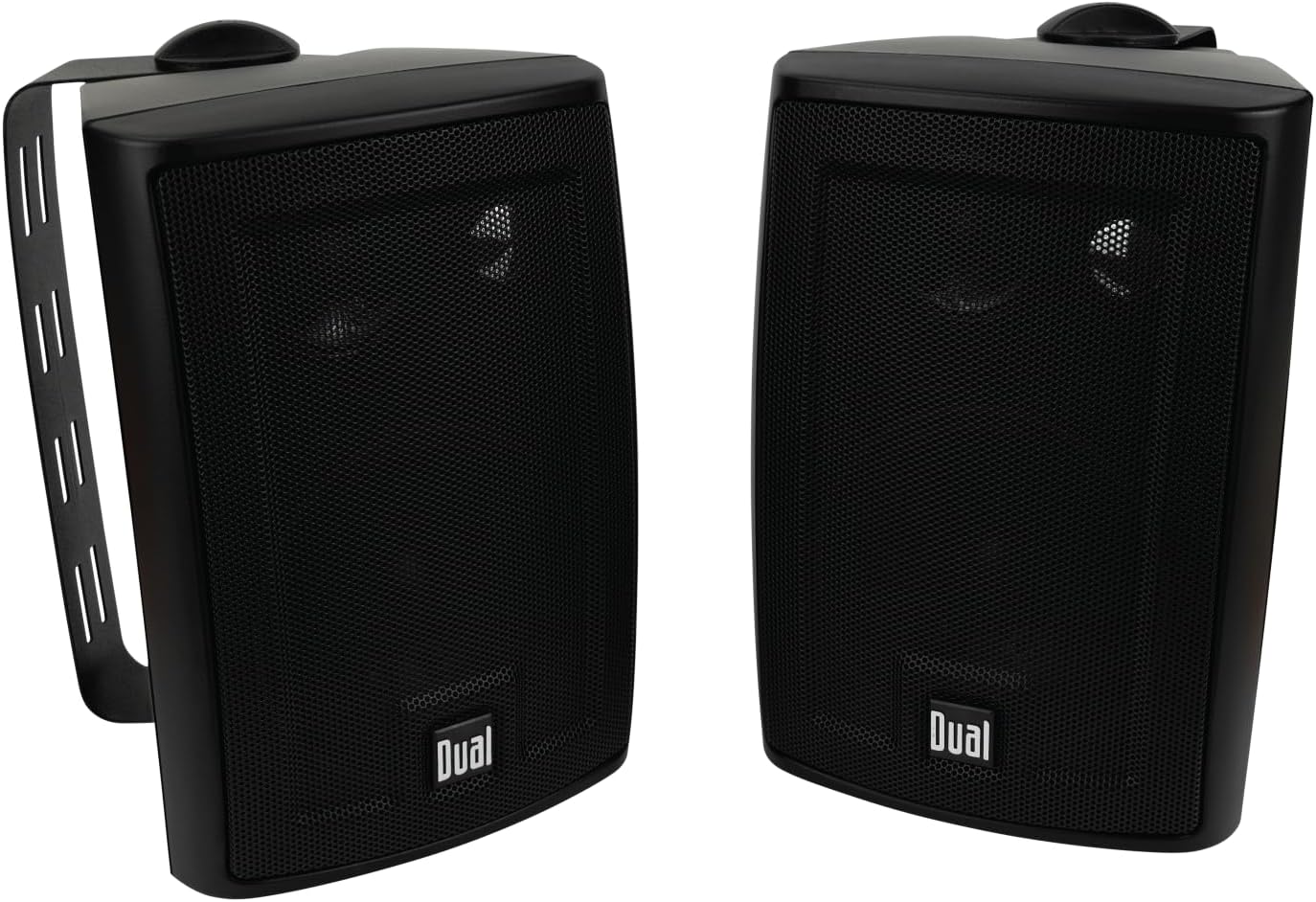 Powerful Bass Outdoor Speakers Pair with Swivel Mounts