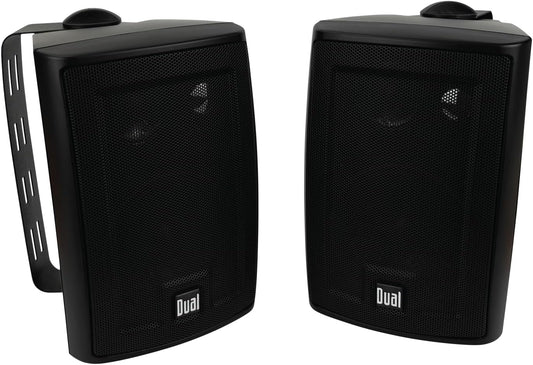 Powerful Bass Outdoor Speakers Pair with Swivel Mounts