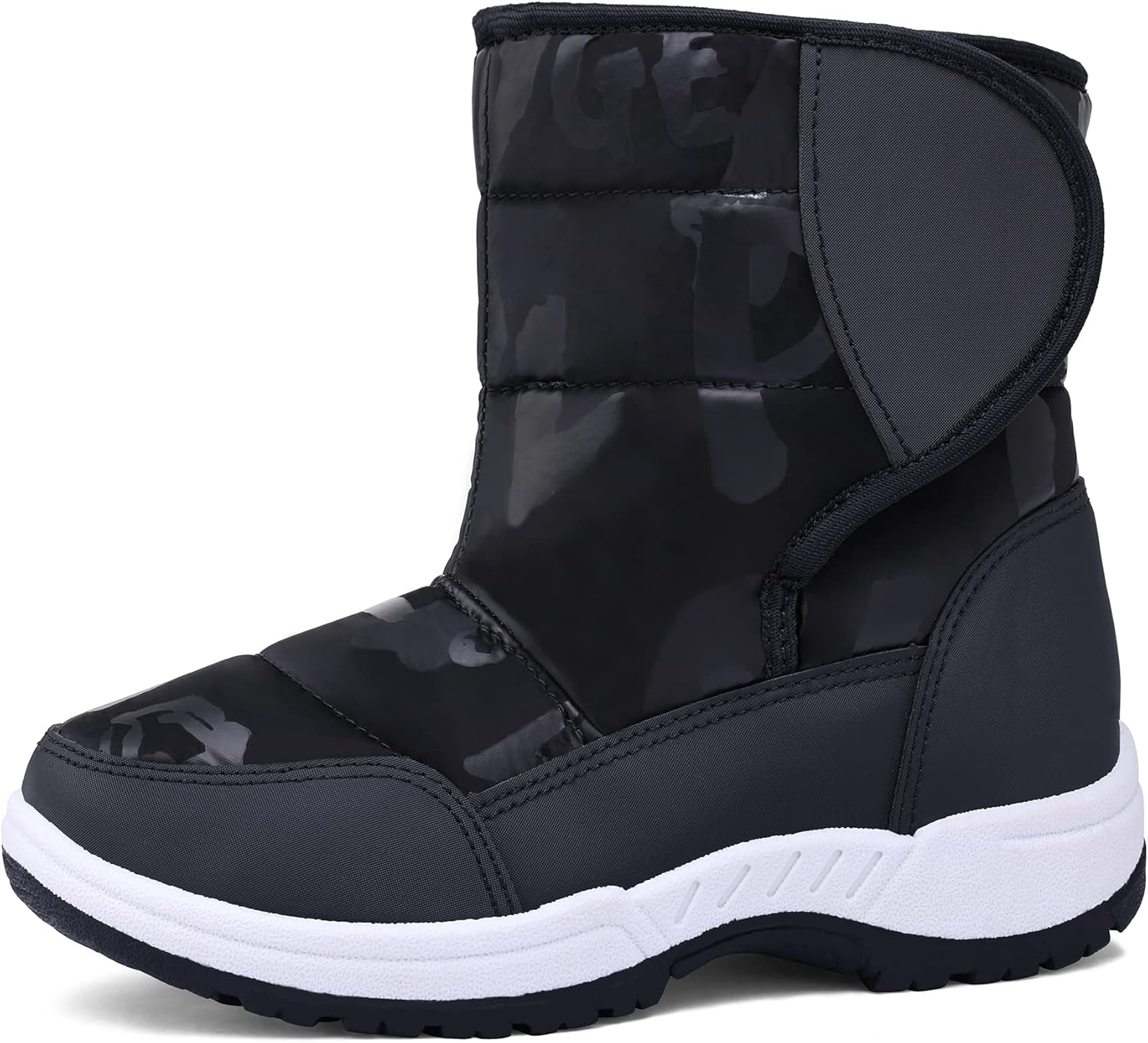 K KomForme Boys & Girls Snow Boots Warm Anti-Slip Winter Shoes