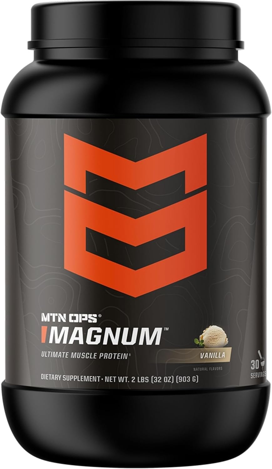 MTN OPS Magnum Vanilla Protein Powder for Muscle Recovery