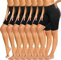 High Waisted Biker Shorts for Women - 7 Pack Athletic Shorts
