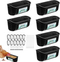 6 Pack Chicken Duck Feeder for Poultry and Livestock Feeding