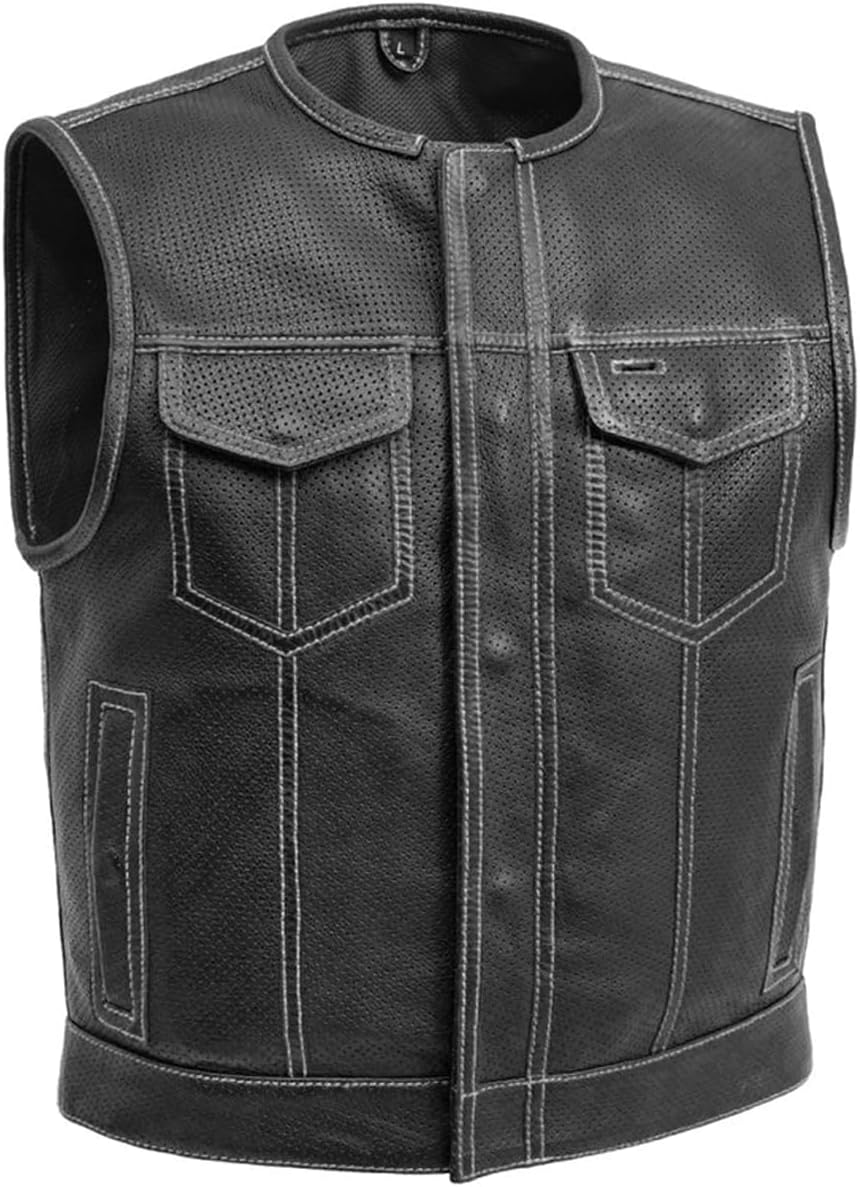 Lowside Mens Motorcycle Biker Riding Vest for Hot Weather Comfort