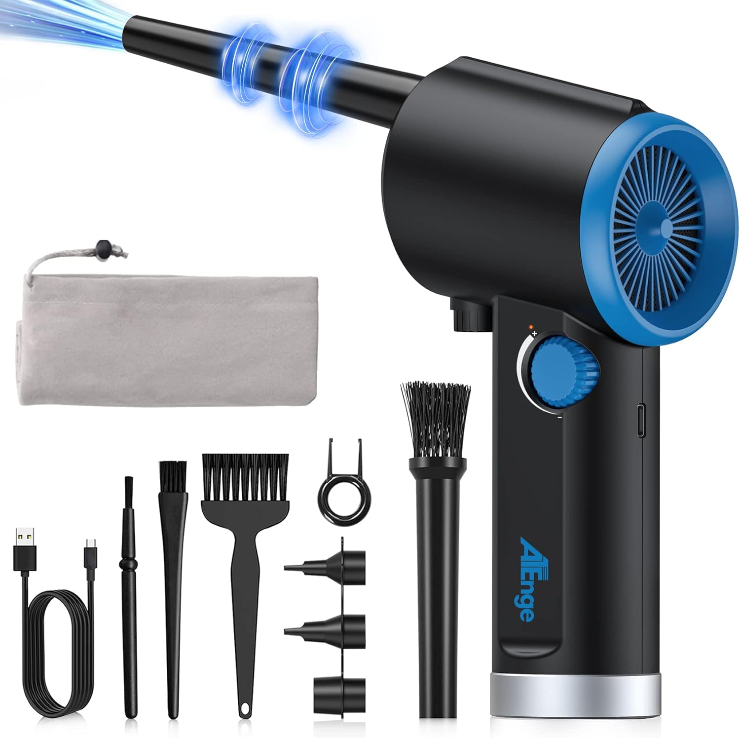 ATEngeus Electric Air Duster: Cordless Computer Cleaner