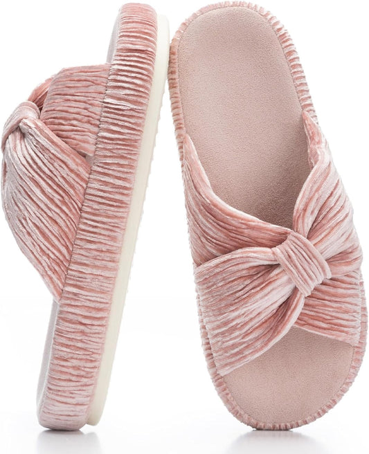 Chantomoo Slippers for Women - Comfy Memory Foam House Shoes