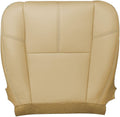 GXARTS Leather Bottom Seat Cover for Chevy GMC 2007-2014 - Light Tan