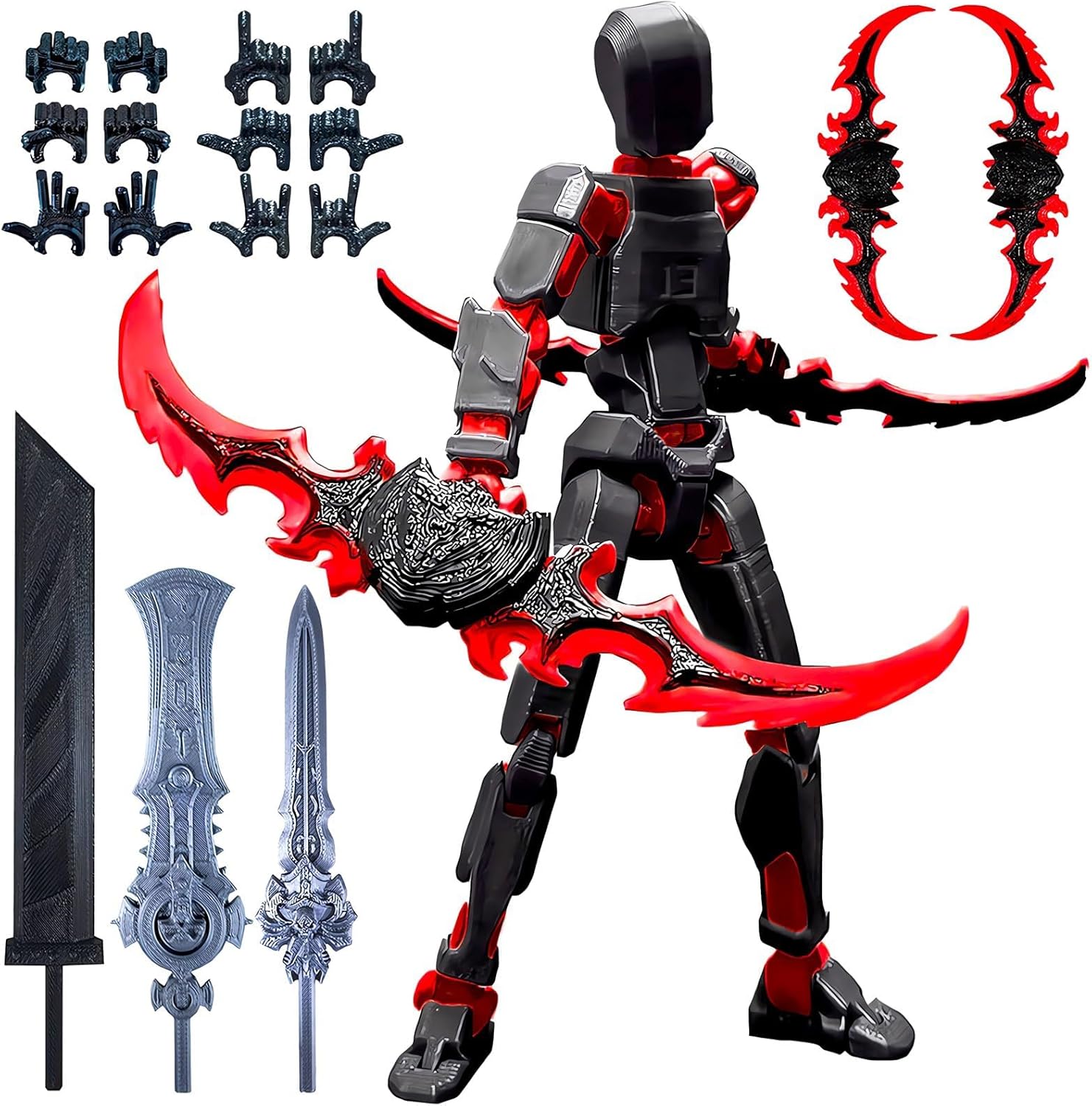 Titan 13 Action Figure - Multi-Accessories Included