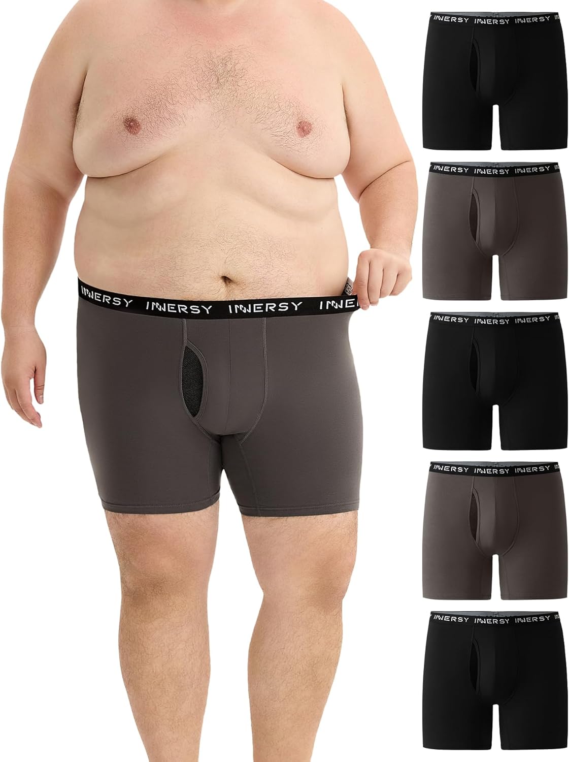Big and Tall Boxer Briefs for Men - Comfort and Support