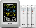 Indoor Outdoor Thermometer Wireless 4.5in Display - Reliable Temp