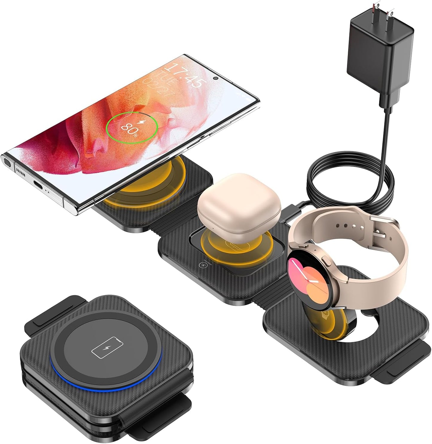 Wireless Charging Station for Samsung Devices - On-the-Go Power!