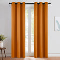 NICETOWN Room Darkening Cafe Satin Curtains for Small Windows