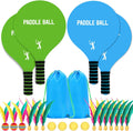 Beach Paddle Ball Sets 2-Pack - Family Outdoor Game for Beach & Yard