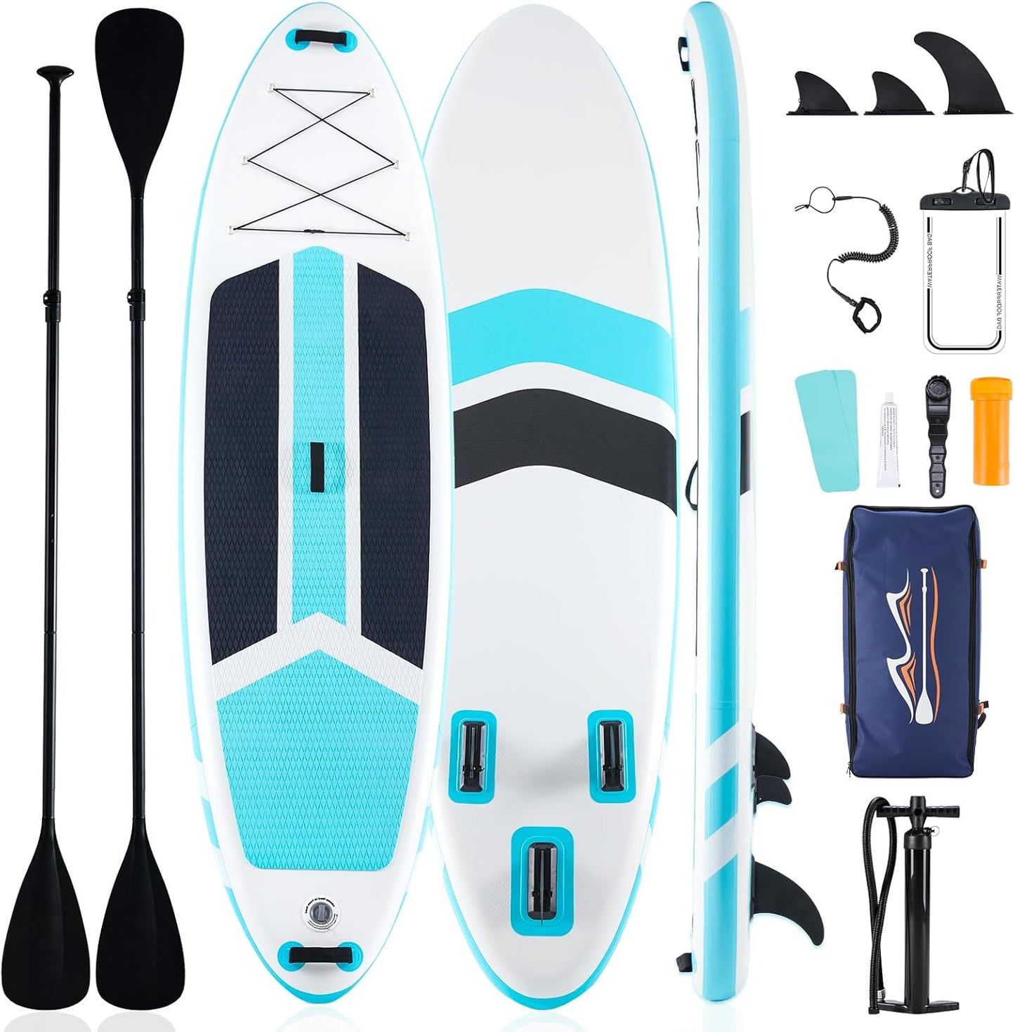 Sweetcrispy Inflatable Stand Up Paddle Board for All Skill Levels