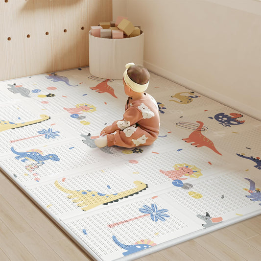 Large Waterproof Baby Play Mat - Soft & Portable