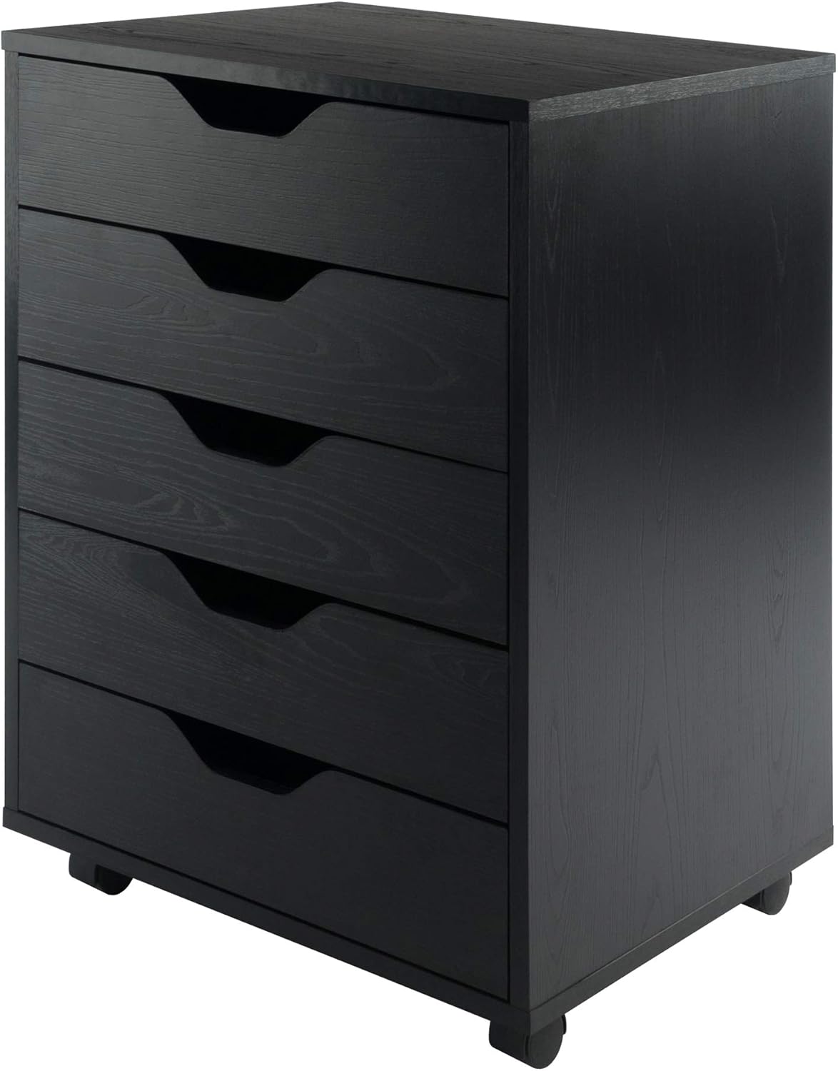 Organize in Style: Winsome Halifax 5-Drawer, Black