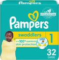 Pampers Baby Diapers Swaddlers Size 1 - Ultra Absorbent, 32 Count