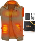 Wulcea Graphene Heated Vest Fleece for Men with Fast Charge