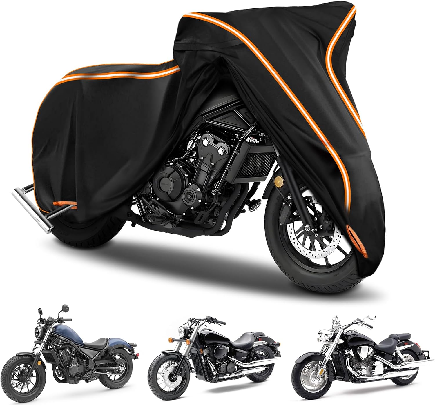 420D Motorcycle Cover for Honda Rebel and Shadow Models
