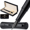 Wordsworth & Black Fountain Pen Set, Medium Nib - Refillable Gift Set