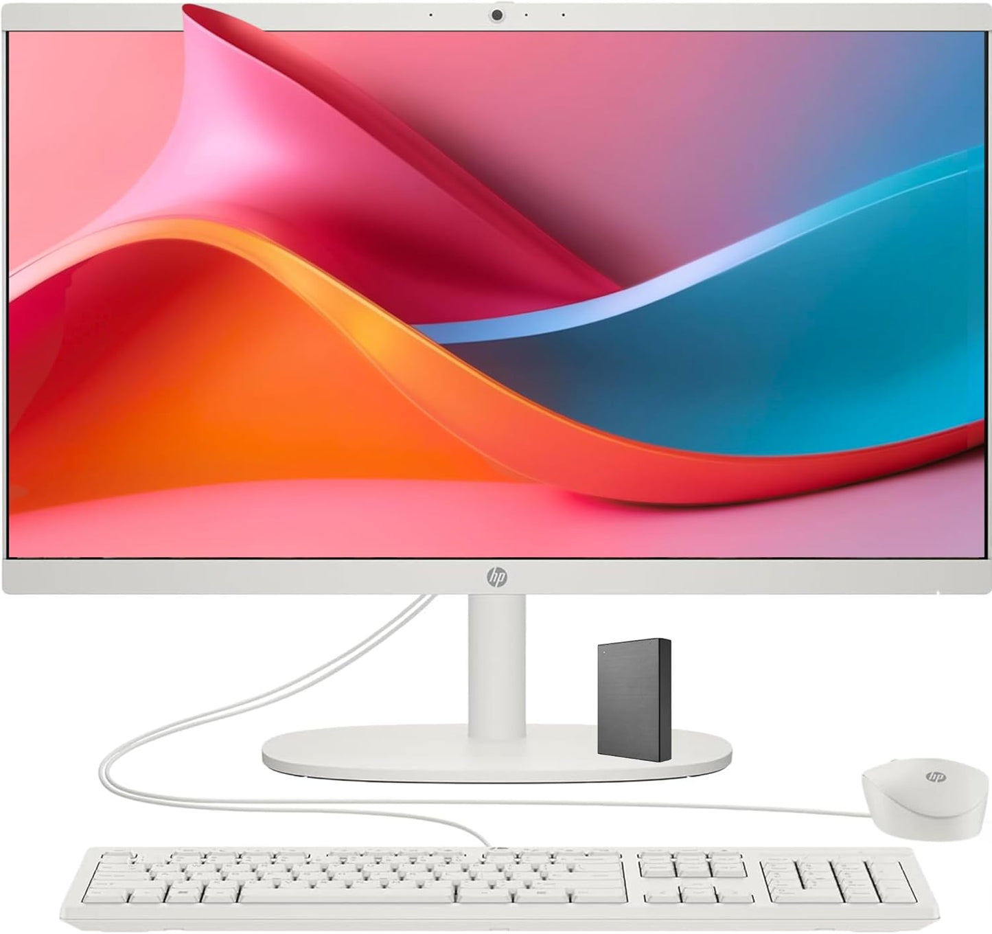 HP 22 All-in-One Desktop PC with 32GB RAM and 1TB Storage