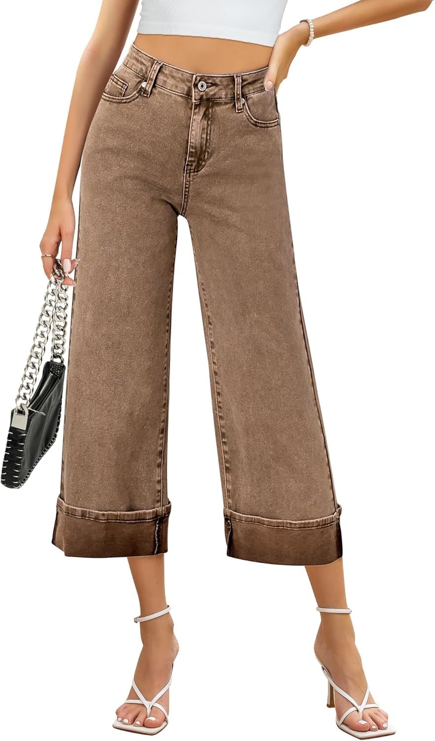 GRAPENT Wide Leg Jeans for Women: Stylish & Comfortable