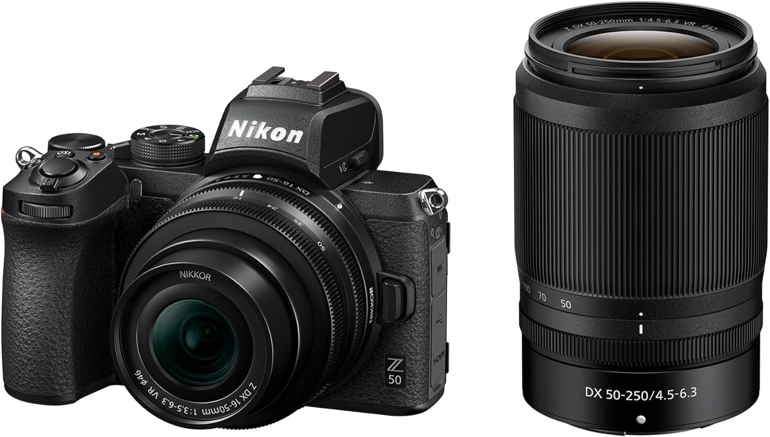 Nikon Z 50 Compact Mirrorless Camera with Two Lenses Review